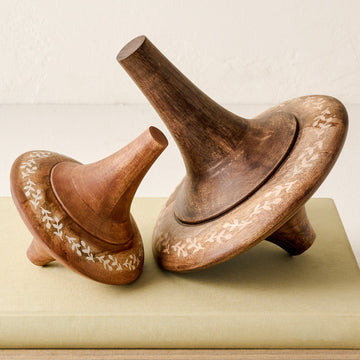 Etched Wood Spinner