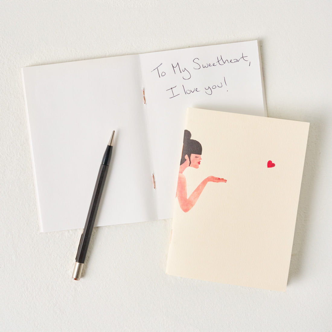 A5 Heart Notebook