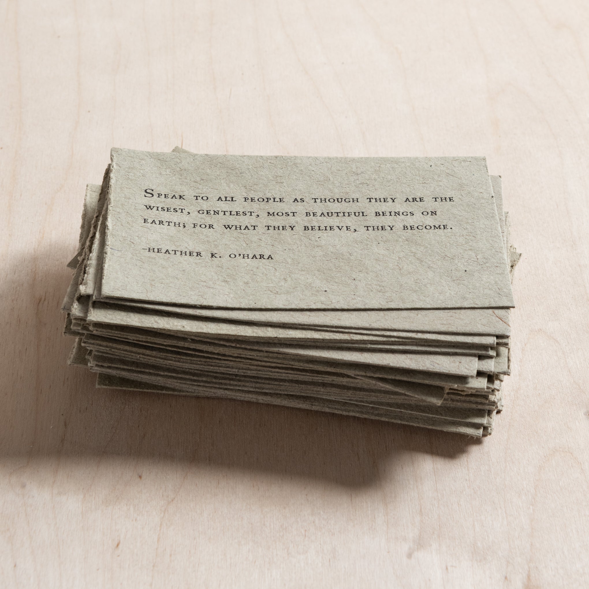 50 Gathered Thoughts