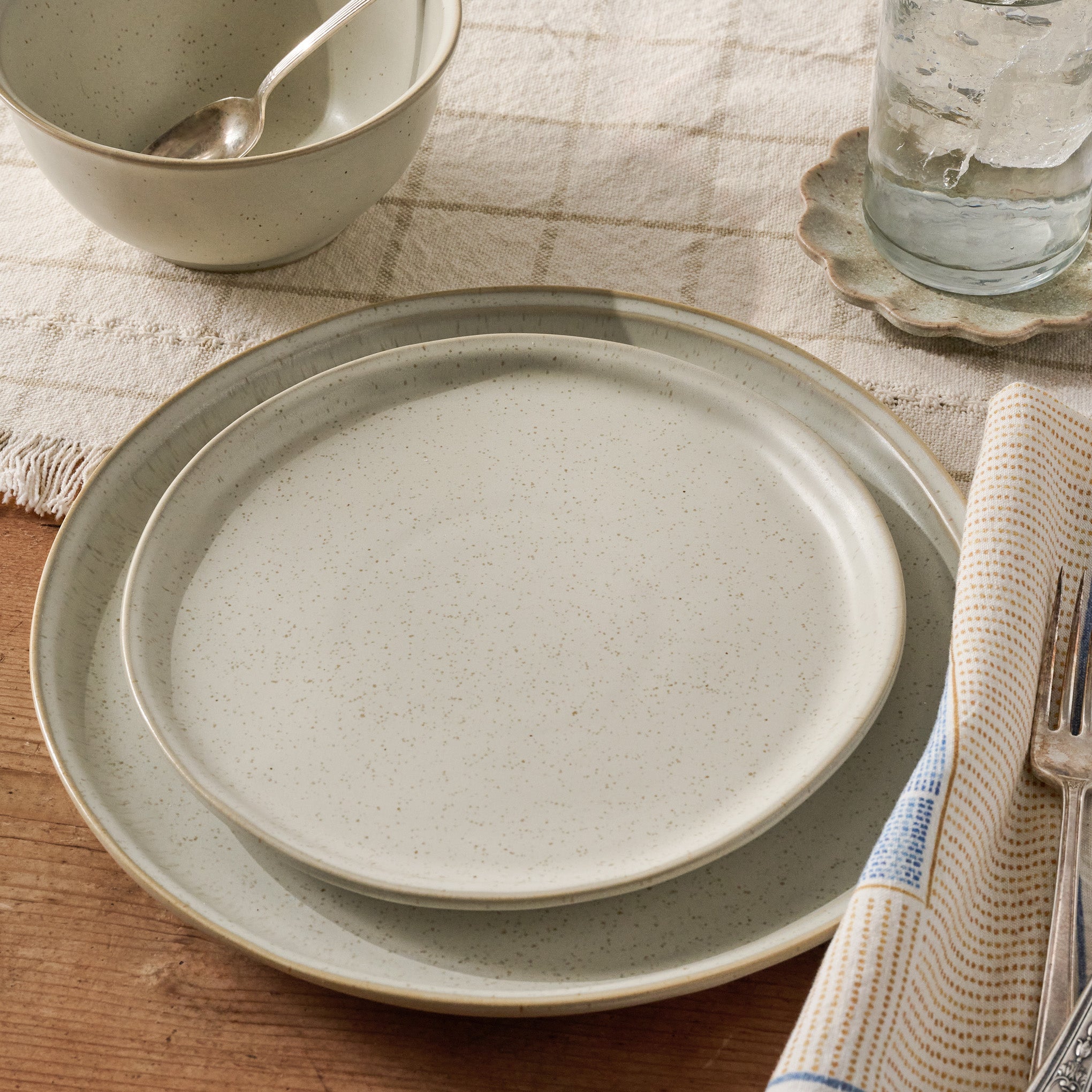 French Grey 3-Piece Place Setting