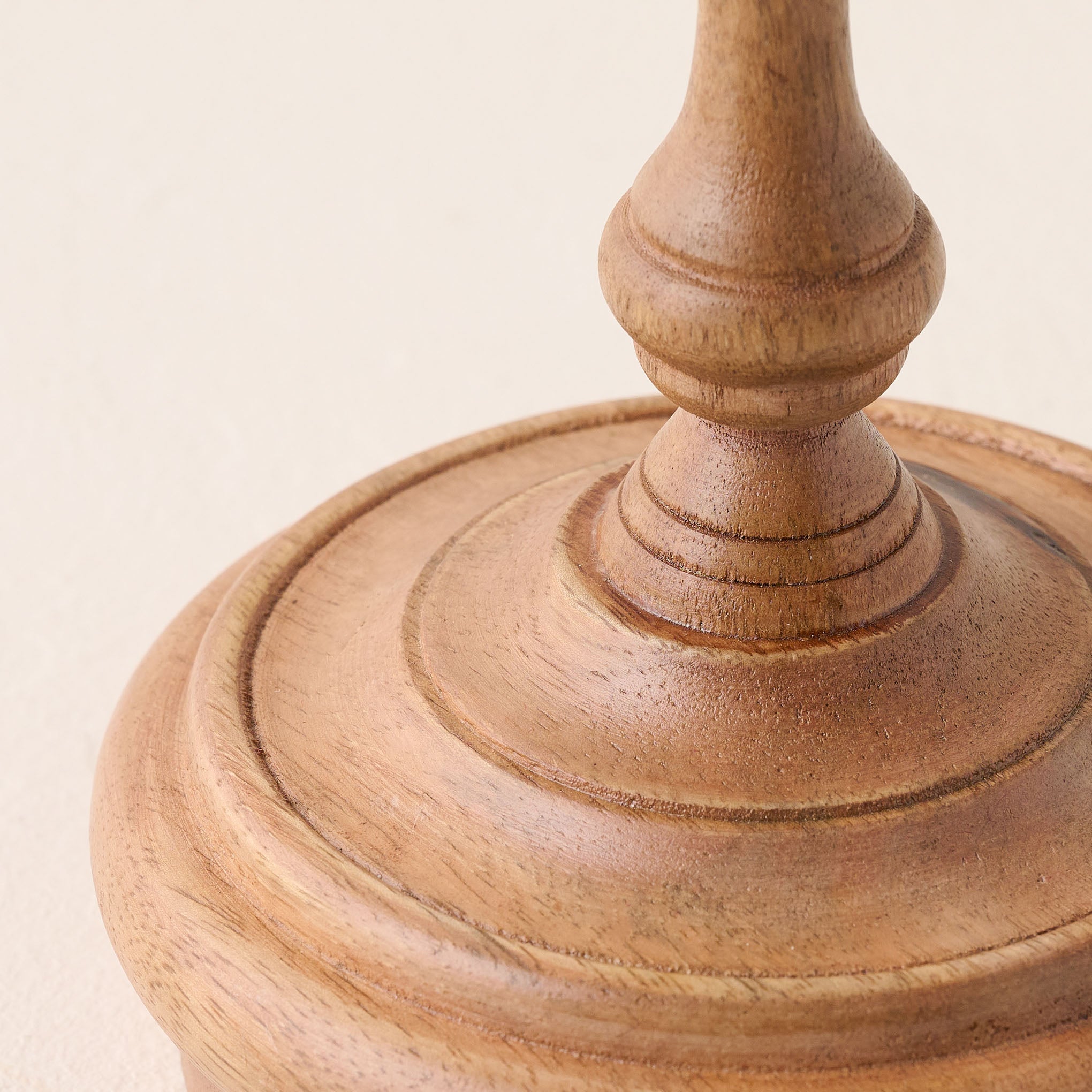 Turned Wood Taper Holder
