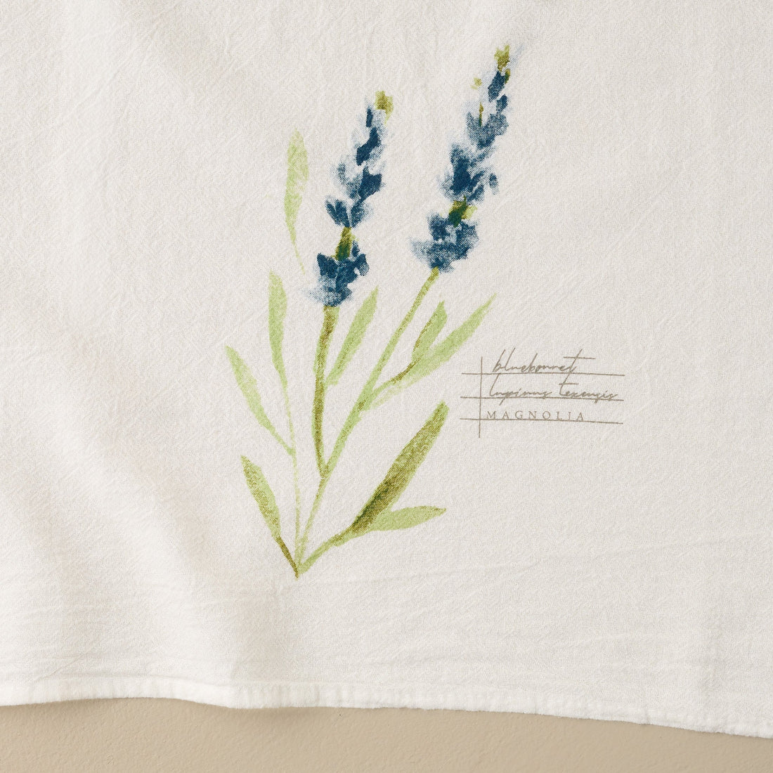 Magnolia Bluebonnet Tea Towel