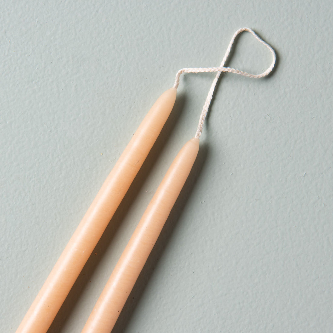10" Hand Dipped Spun Finish Tiny Tapers